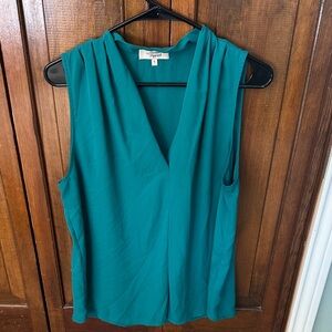 Beacon Apparel Teal Maternity V-Neck Blouse